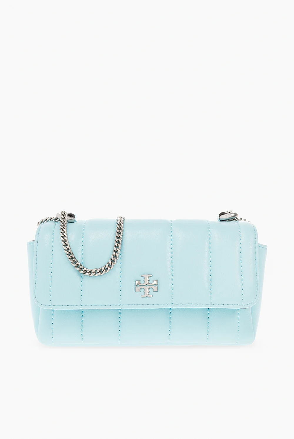 light blue ‘Kira Mini’ quilted shoulder bag