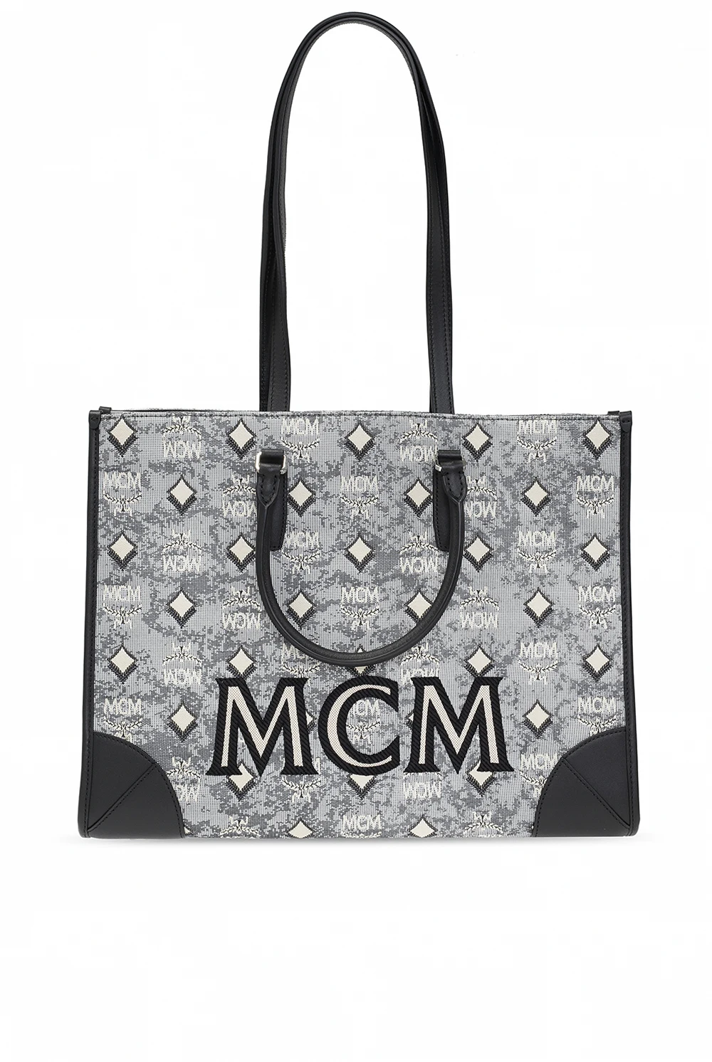 GREY Jacquard shopper bag