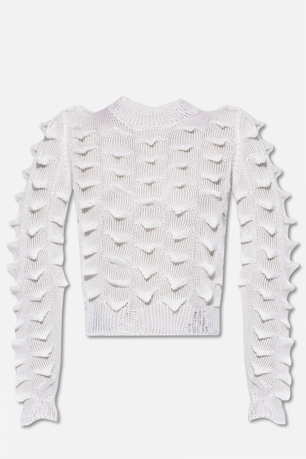 Sweter o dekoracyjnym splocie