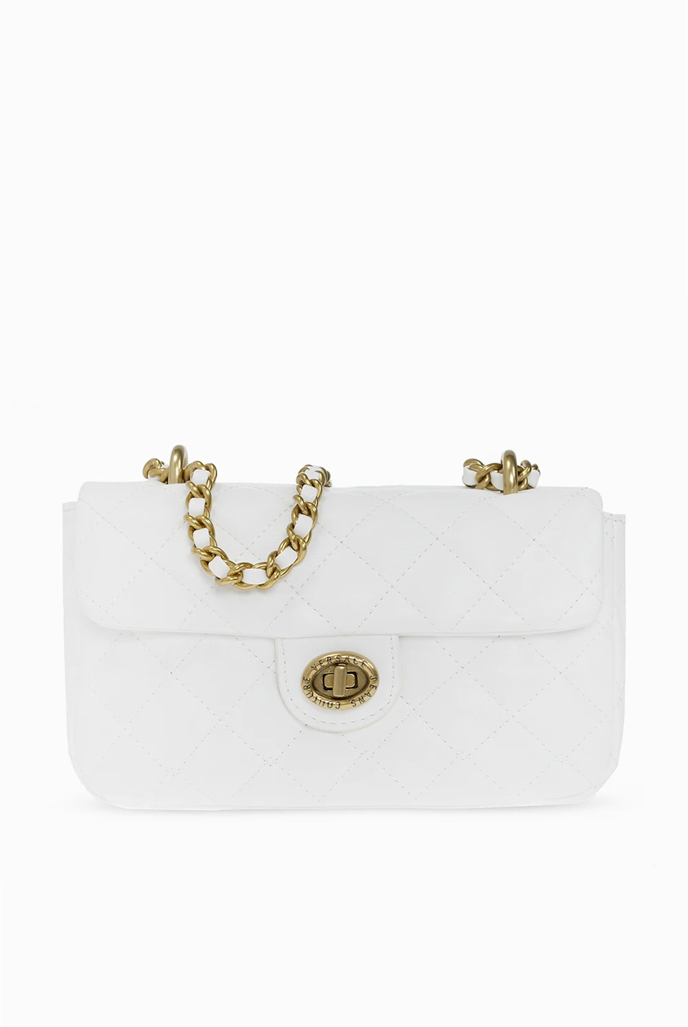 WHITE Quilted shoulder bag