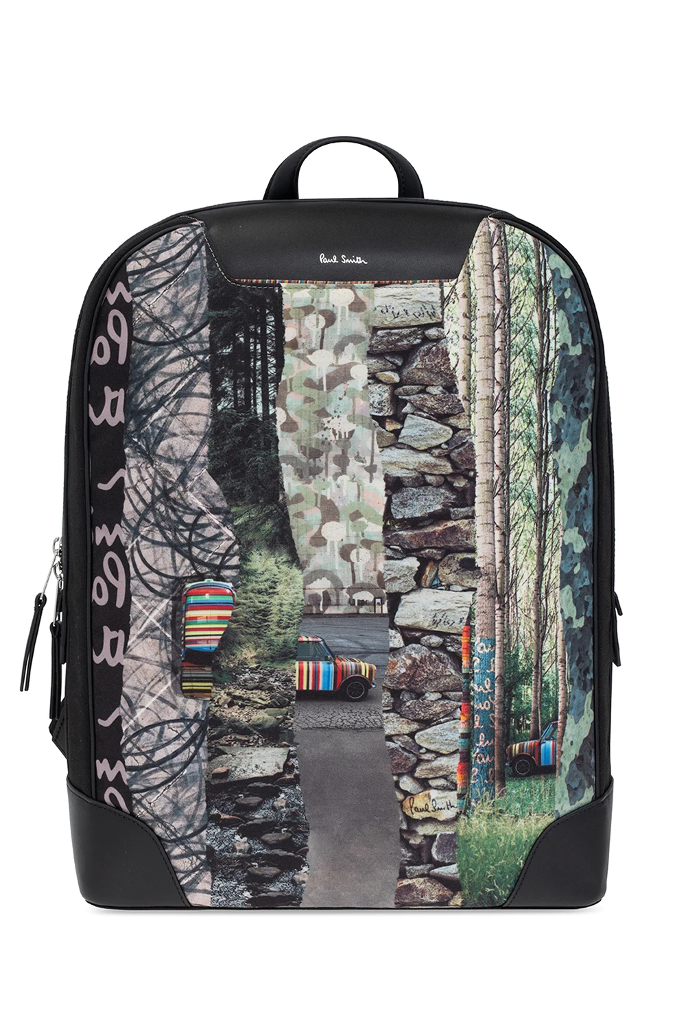 Backpack with ‘Mini Collage Stripe’ motif