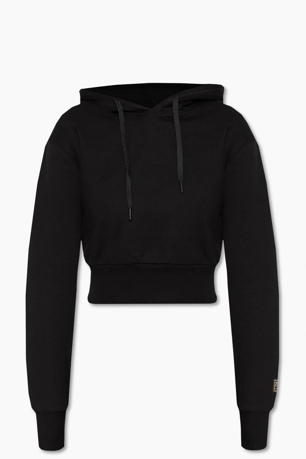 BLACK Cropped hoodie