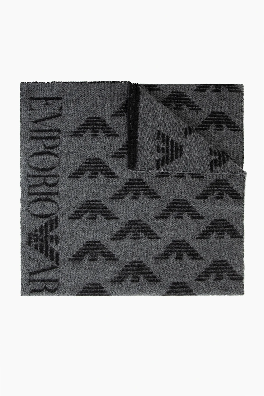 GREY Scarf with logo