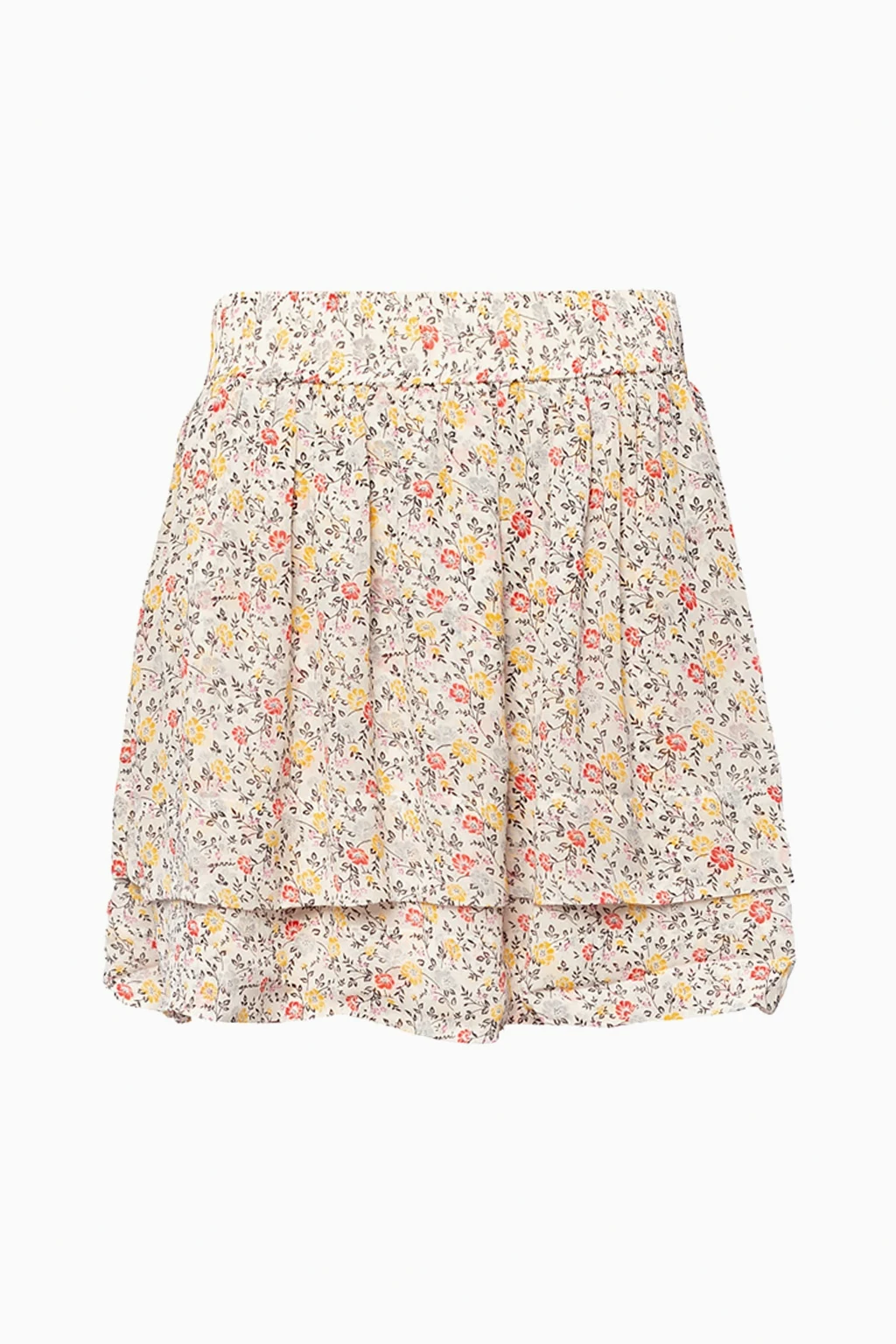 Floral-printed skirt