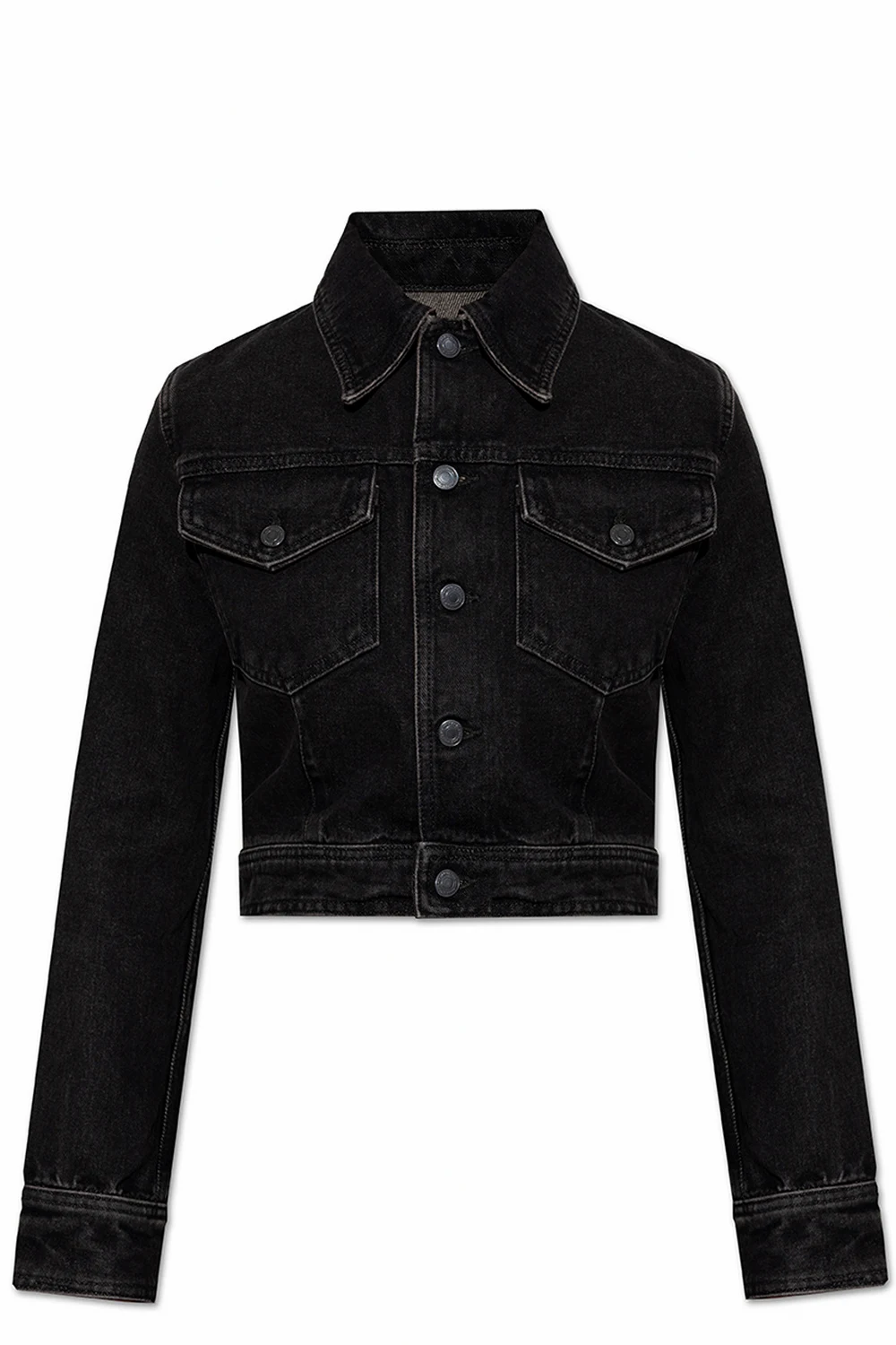 Cropped denim jacket