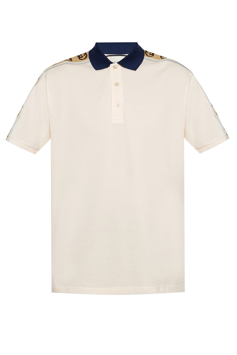 Patterned polo shirt