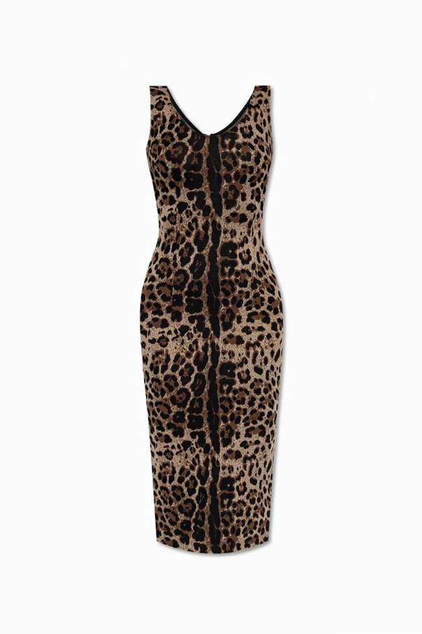 BRAUN Kleid mit Tiermotiv
