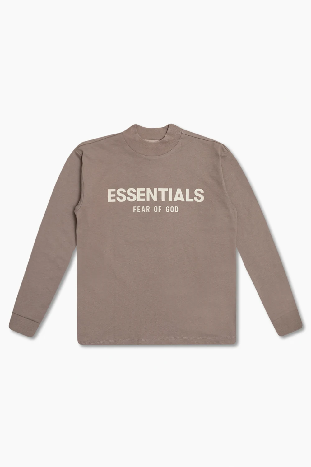 BROWN T-shirt with long sleeves