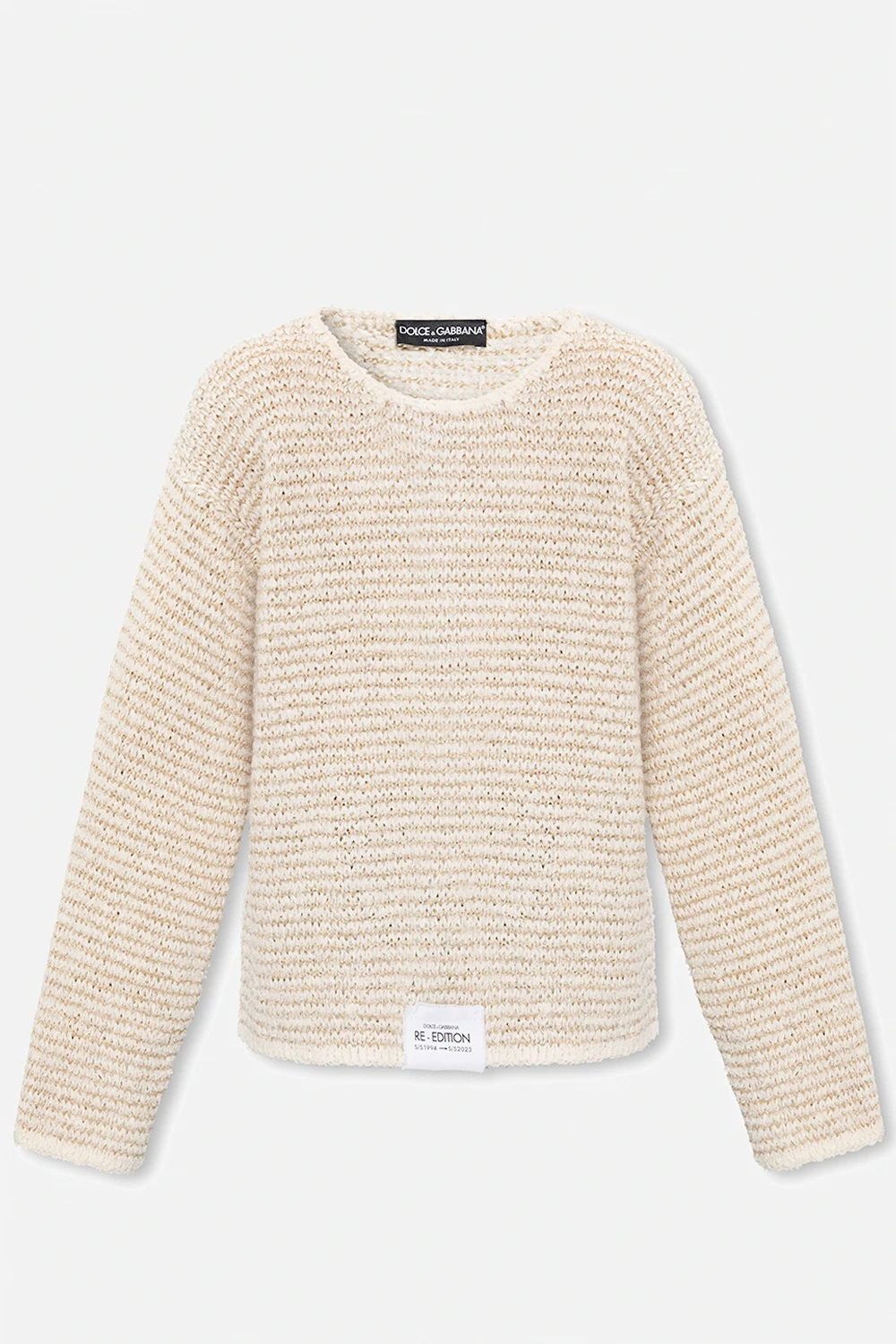 cream ‘RE-EDITION S/S 1994’ collection sweater