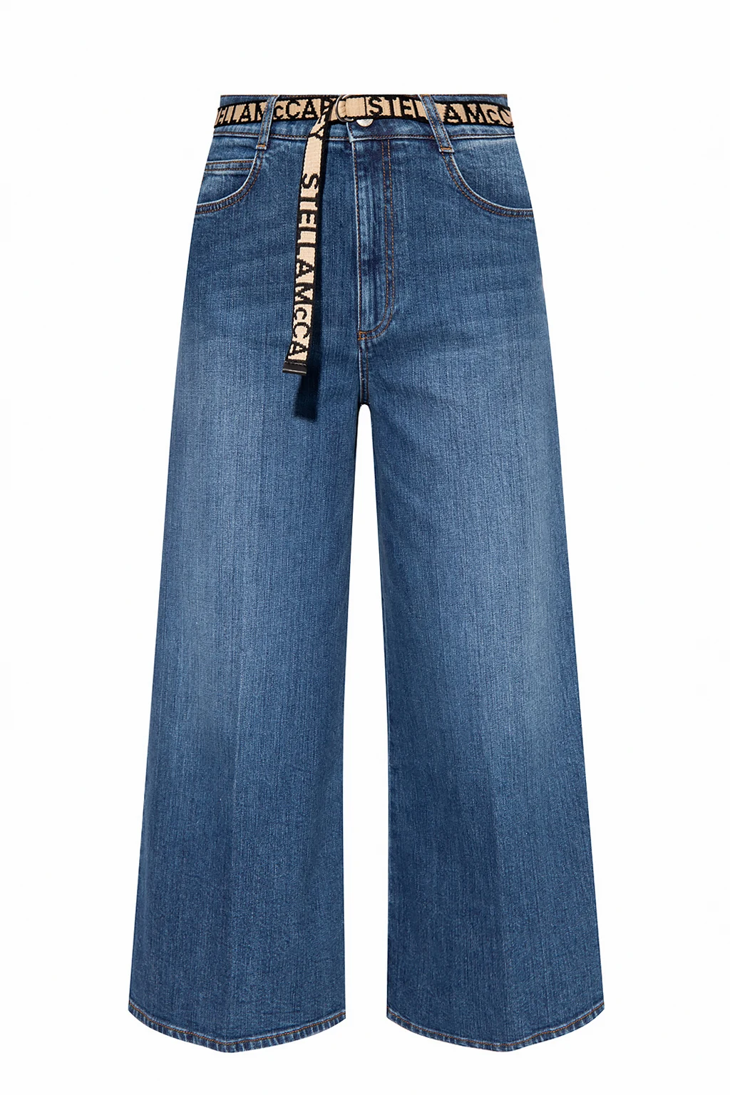 BLUE Wide-legged jeans