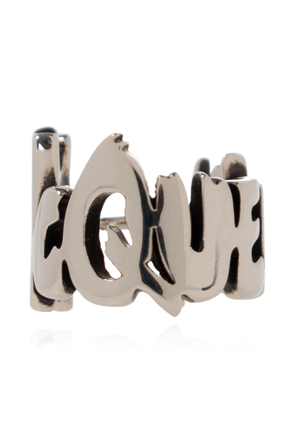 Logo-shaped earring