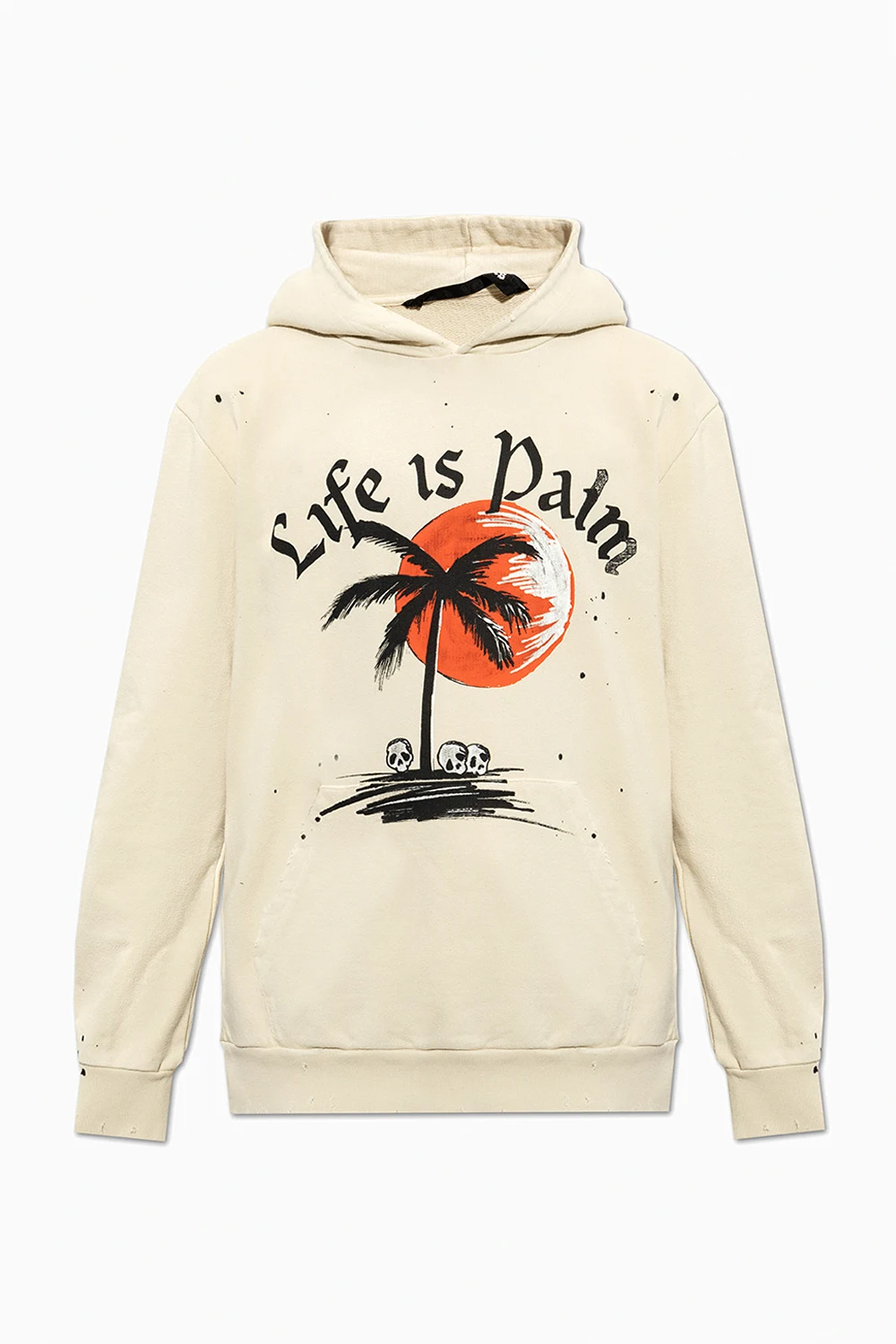 cream Printed sweatshirt