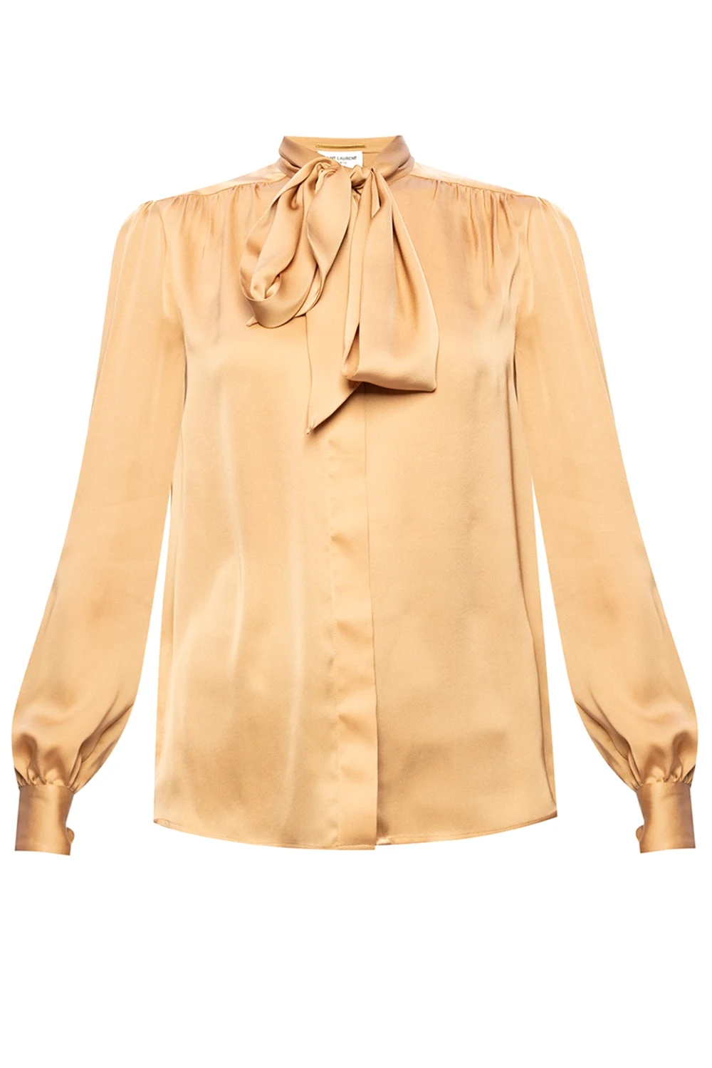 Tie neck shirt