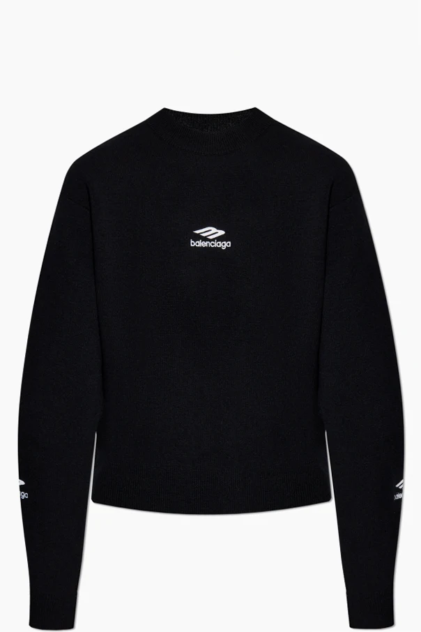 CZARNY Sweter z kolekcji `Skiwear`