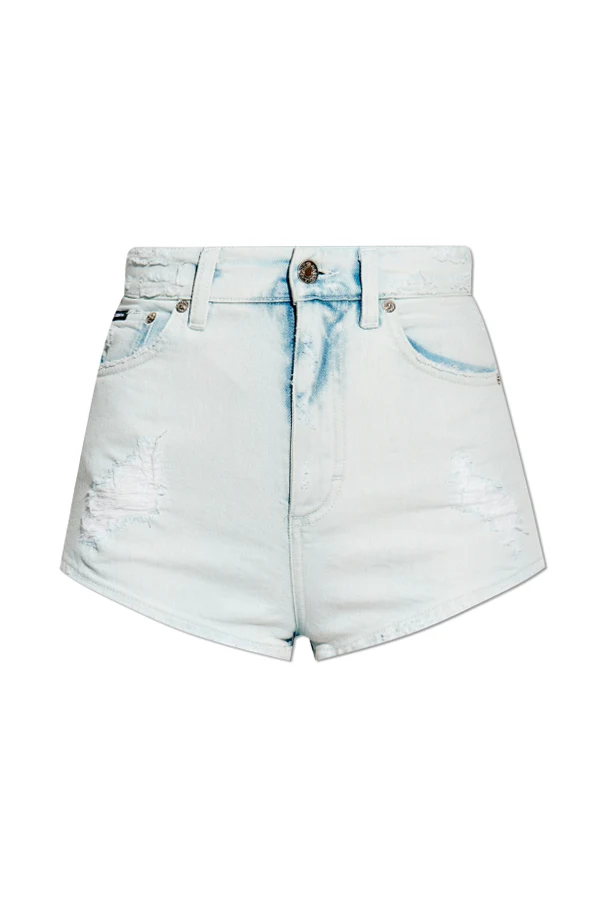 light blue Denim shorts