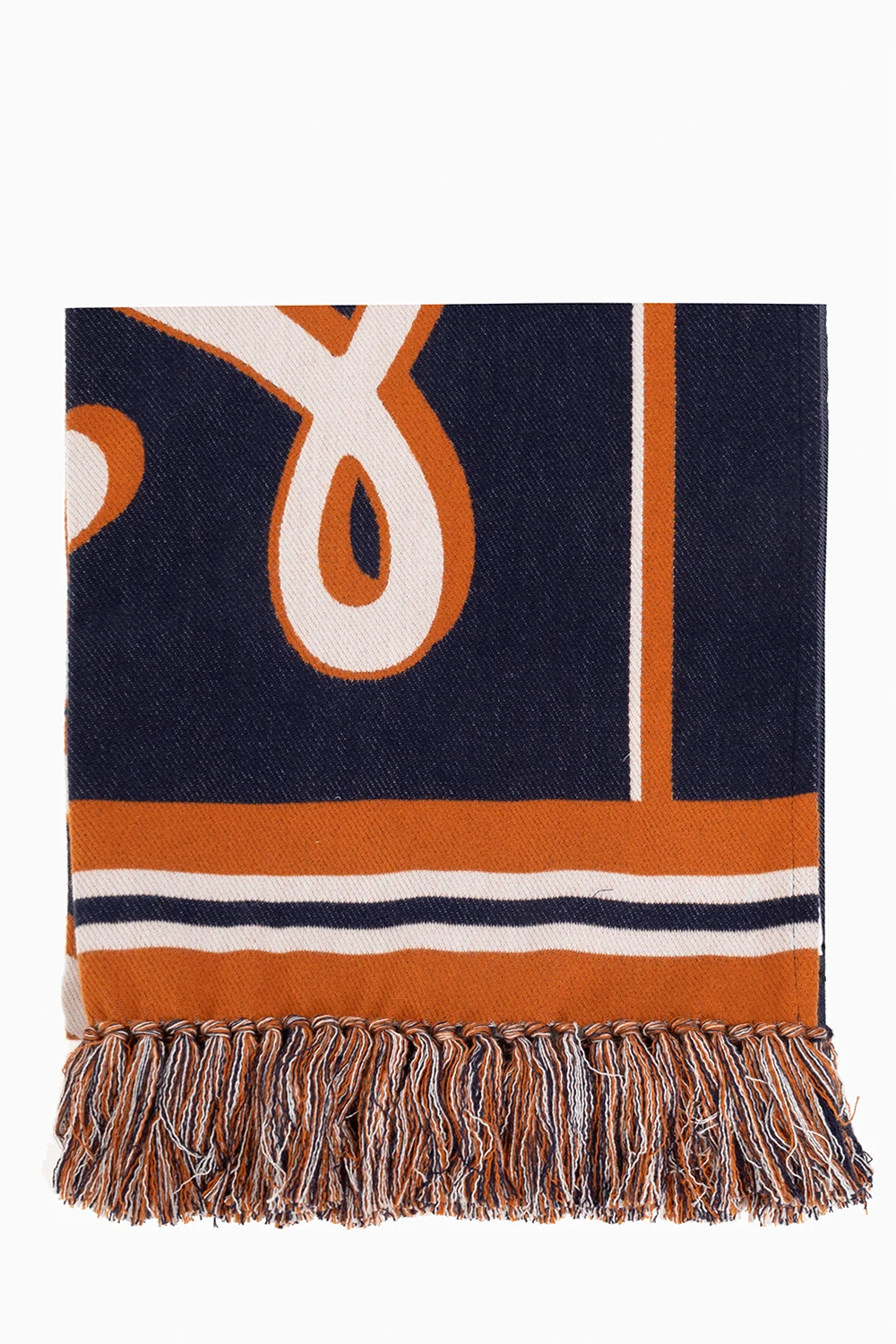 NAVY BLUE Cotton scarf