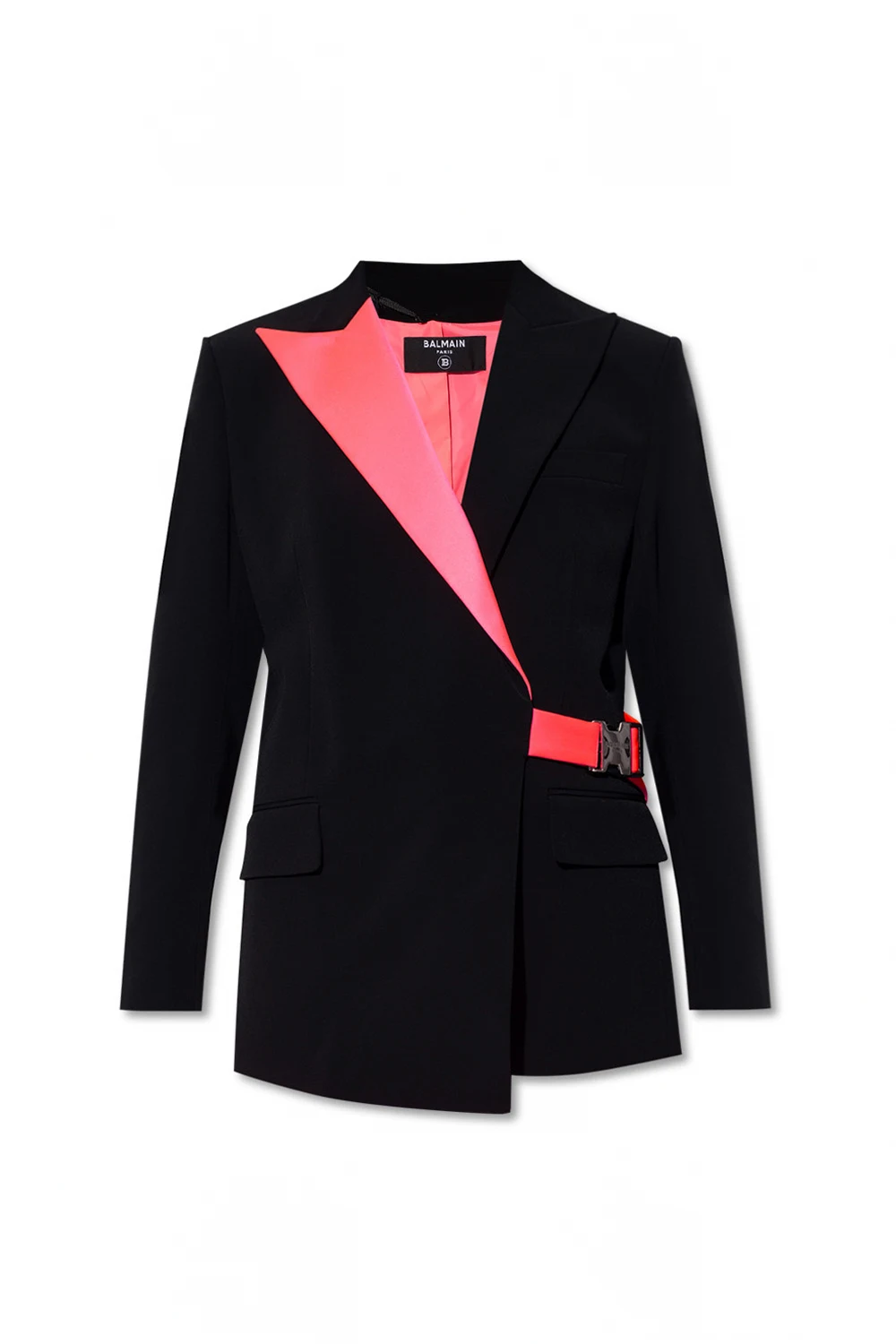 BLACK Blazer with belt