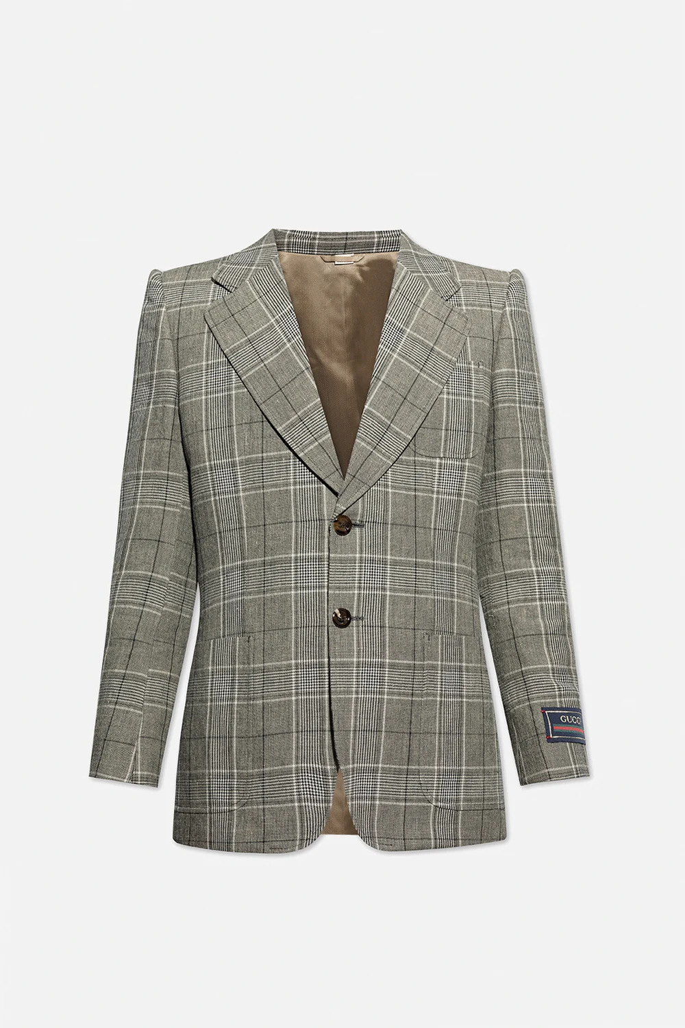 Checked blazer