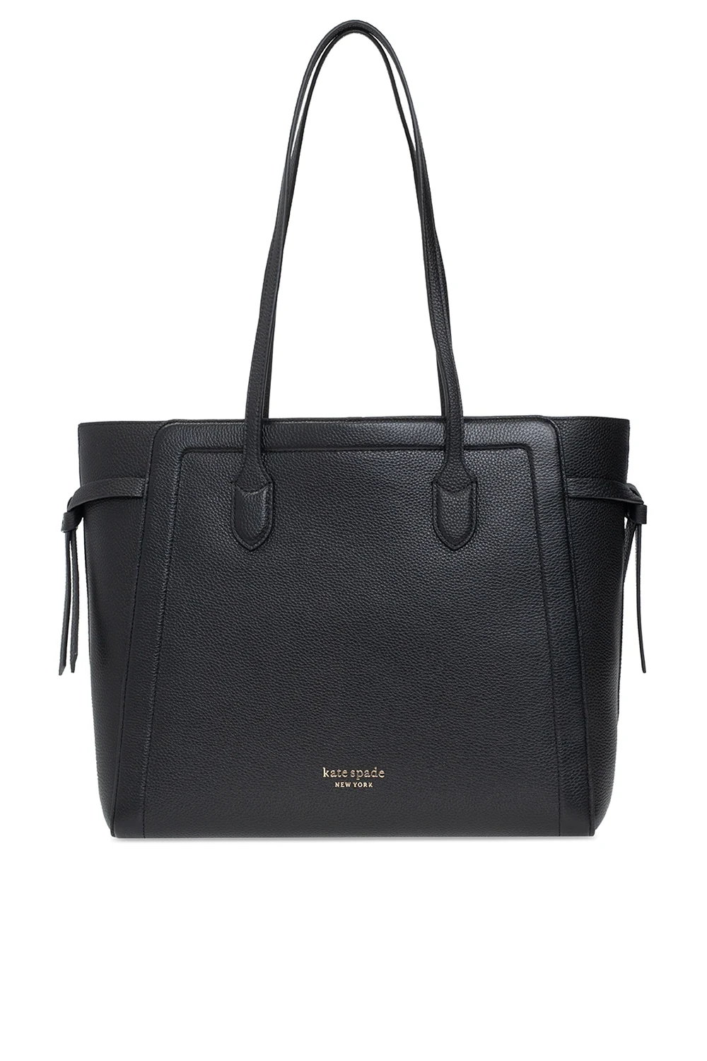 BLACK ‘Knott Large’ shoulder bag