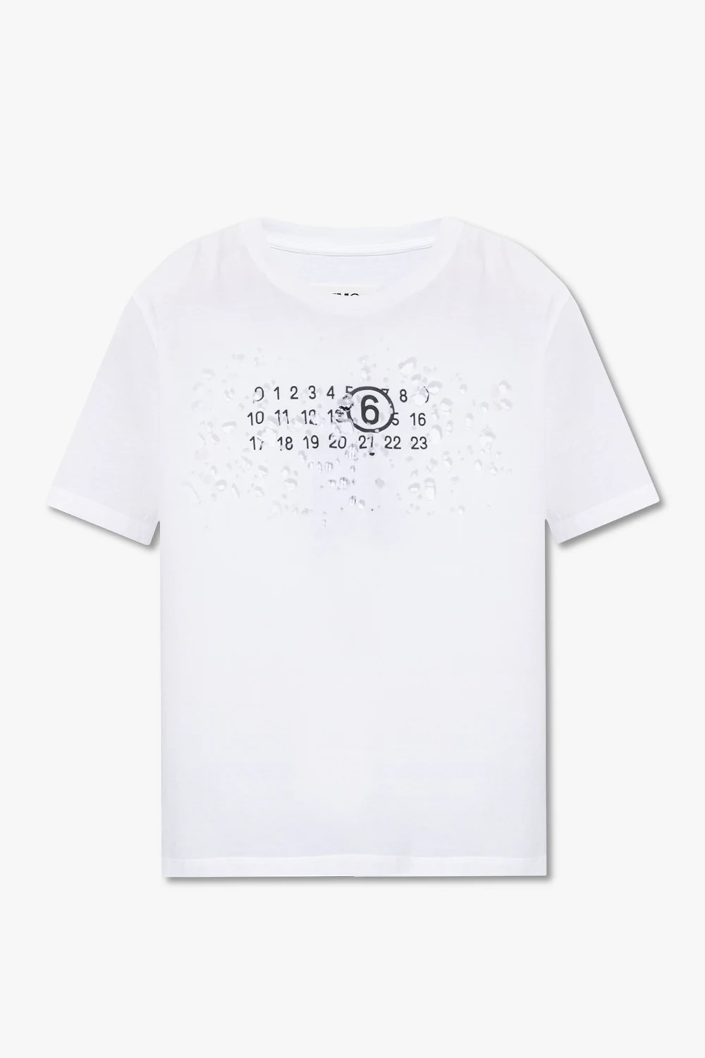 T-shirt with vintage effect