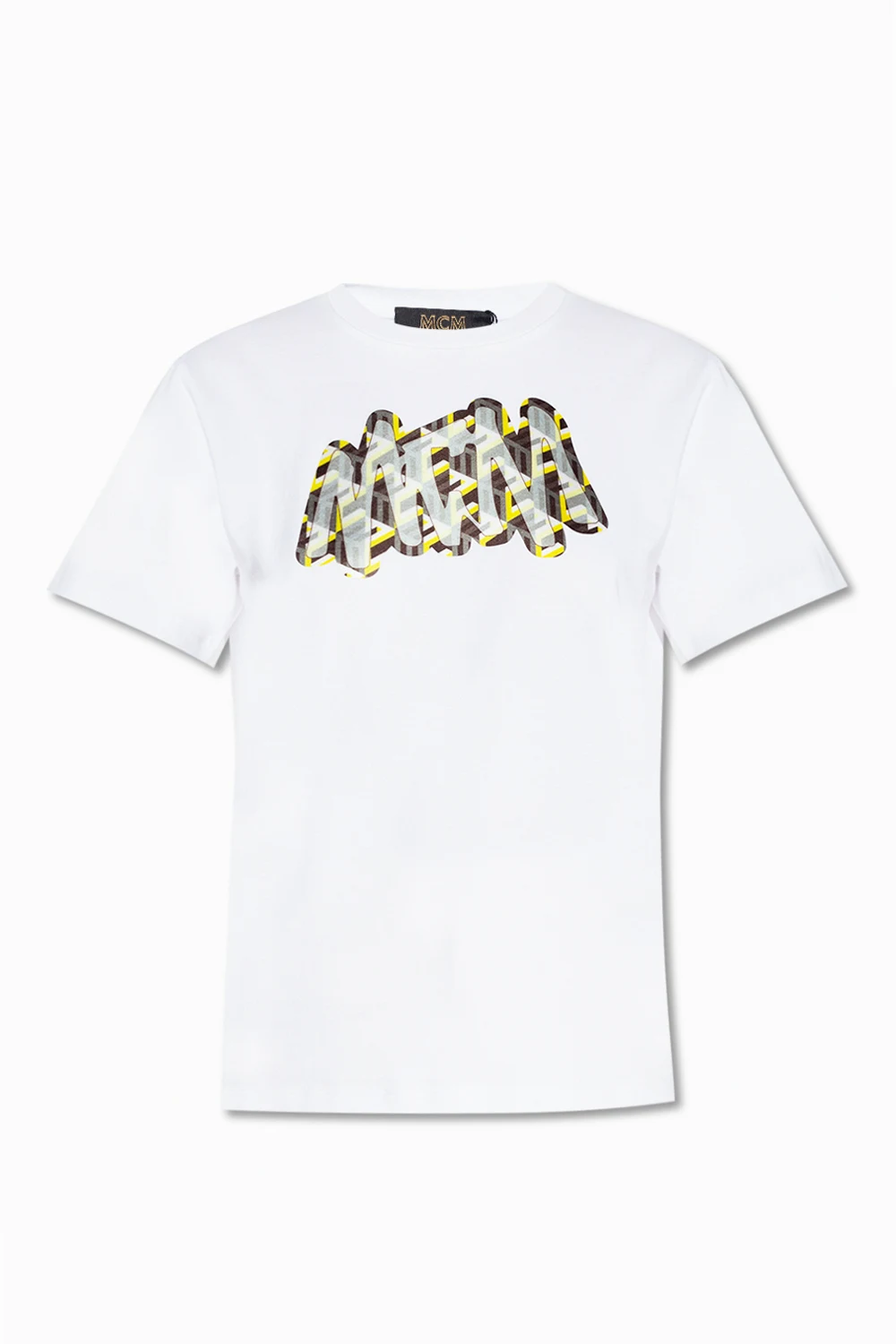 WHITE T-shirt with logo
