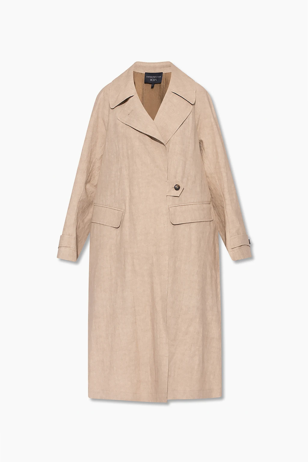Lniany płaszcz z kolekcji 'ICON'