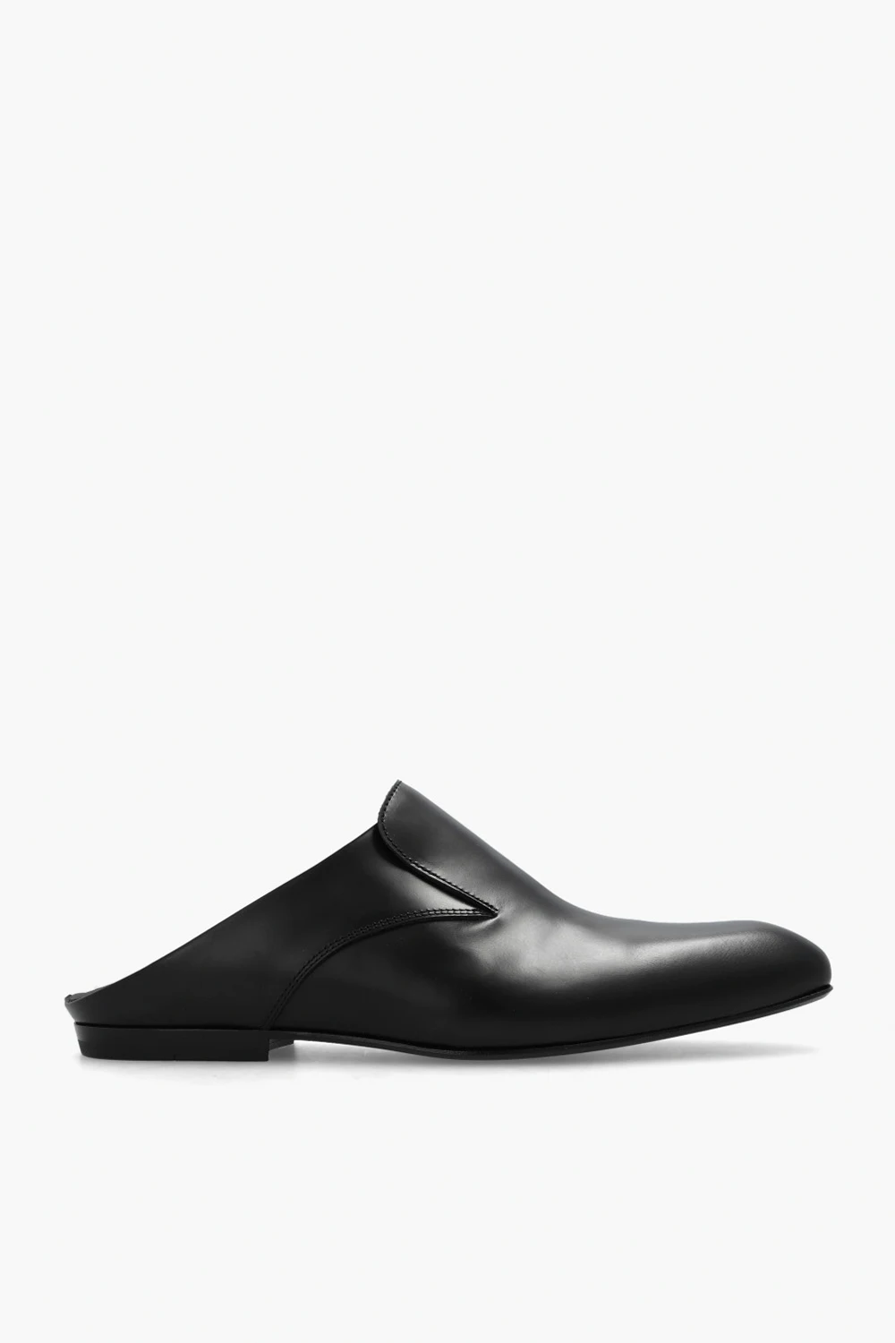 Leather slides