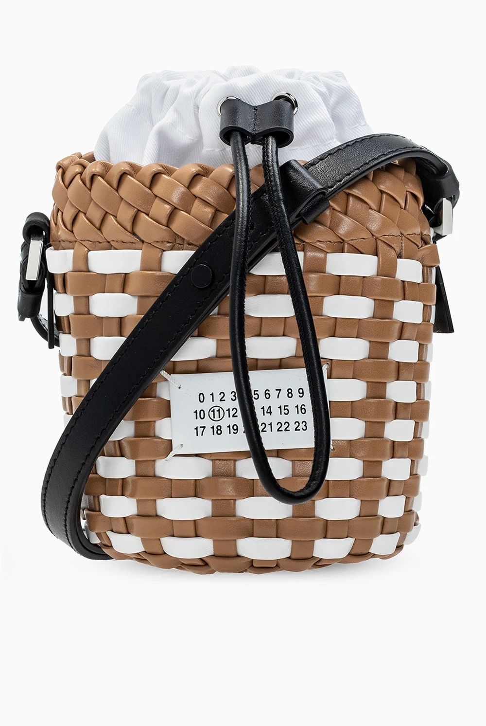 Logo-patched shoulder bag