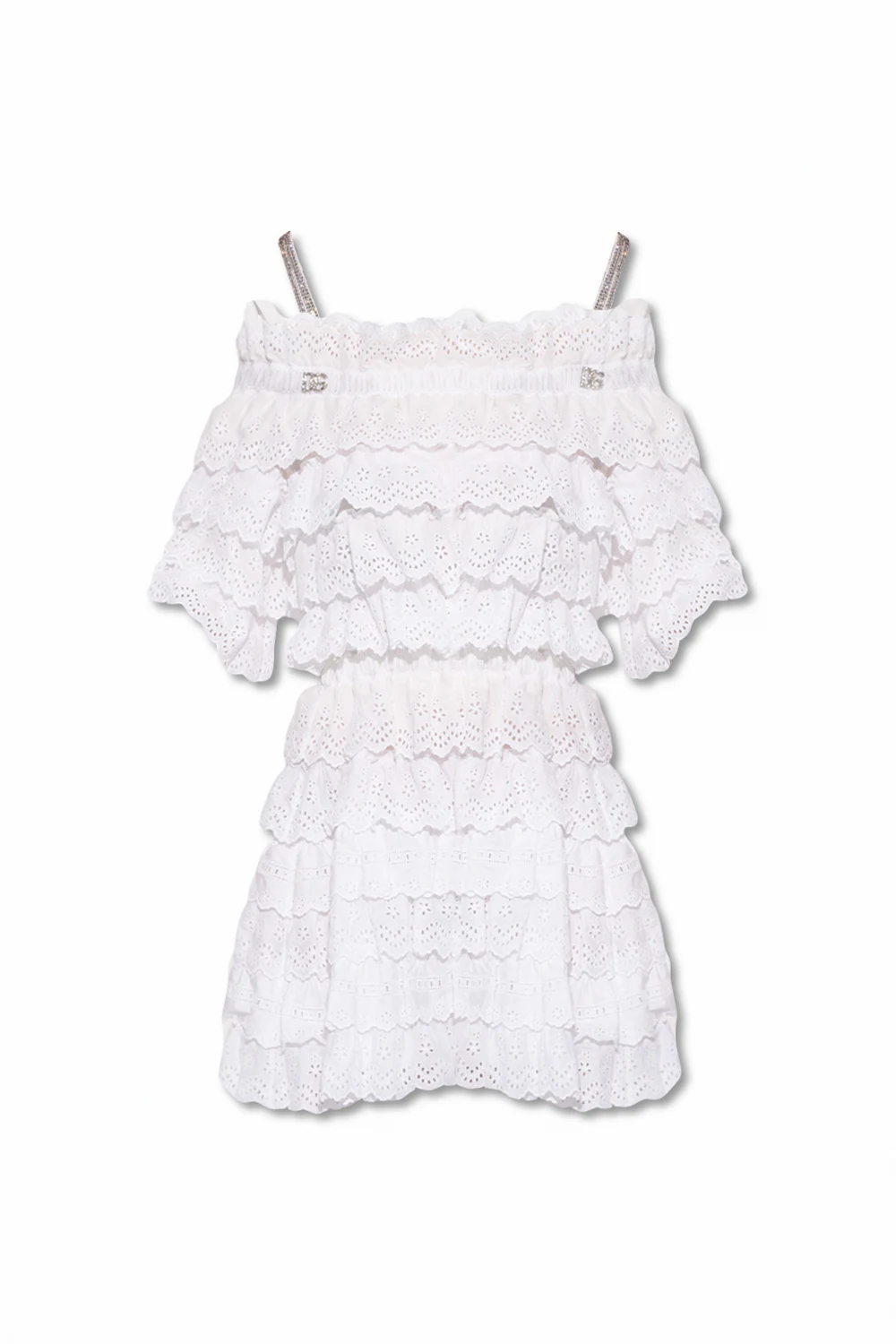 WHITE Openwork dress