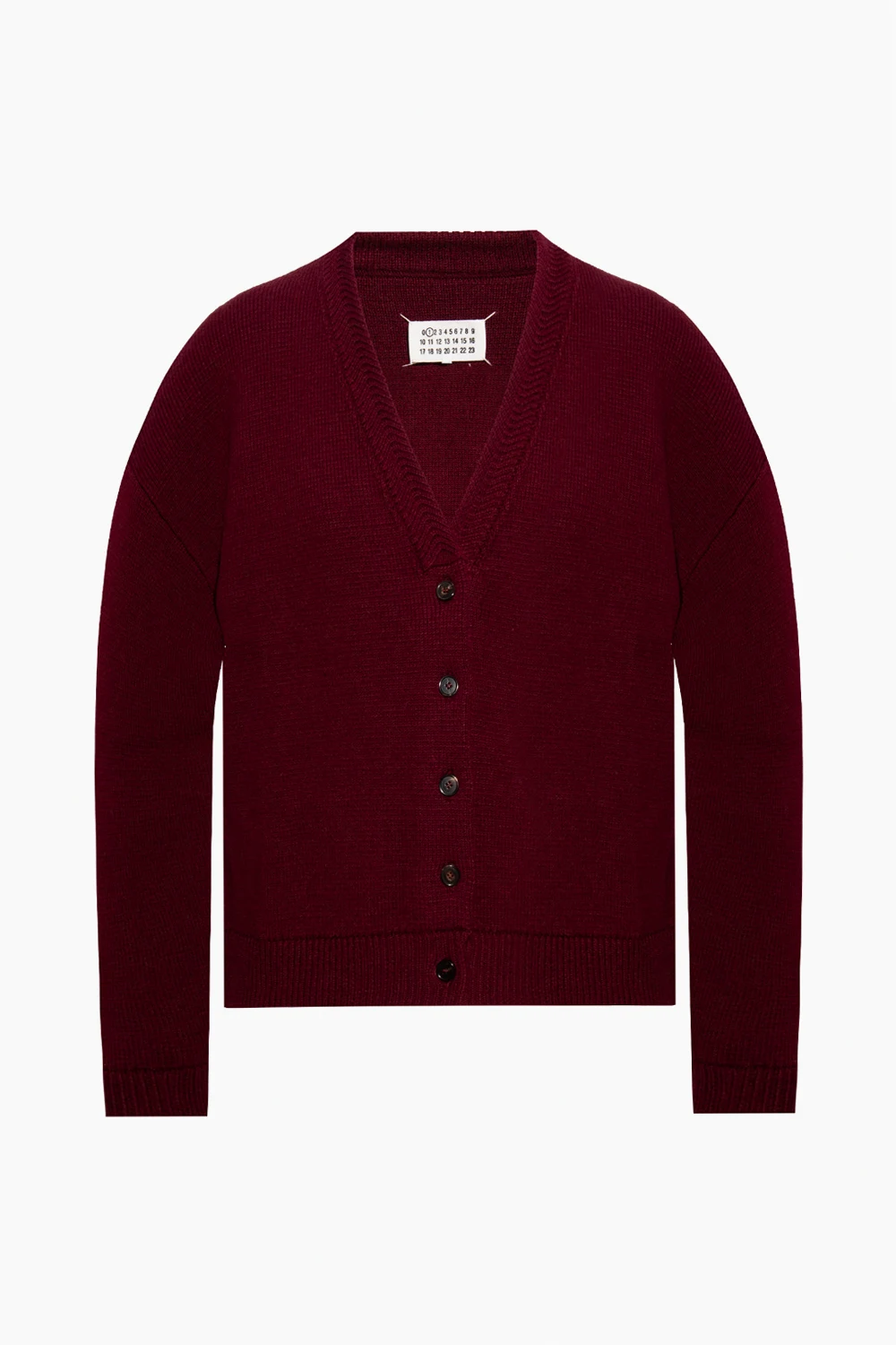 Cardigan with vintage effect