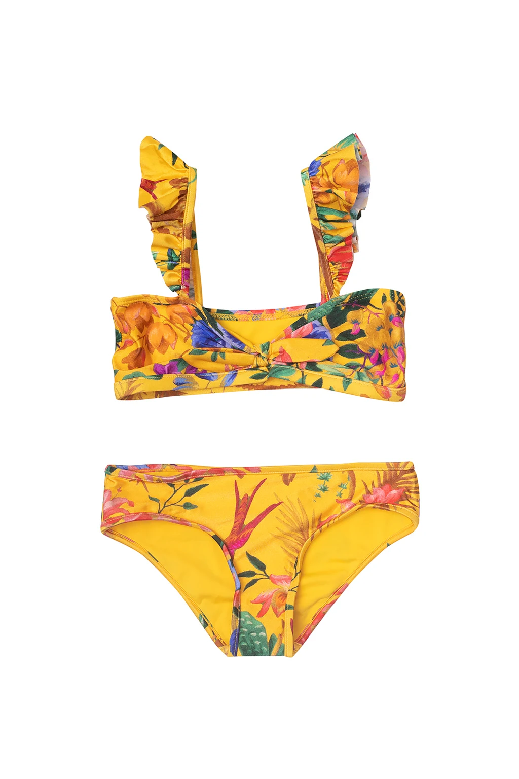 YELLOW  Floral bikini