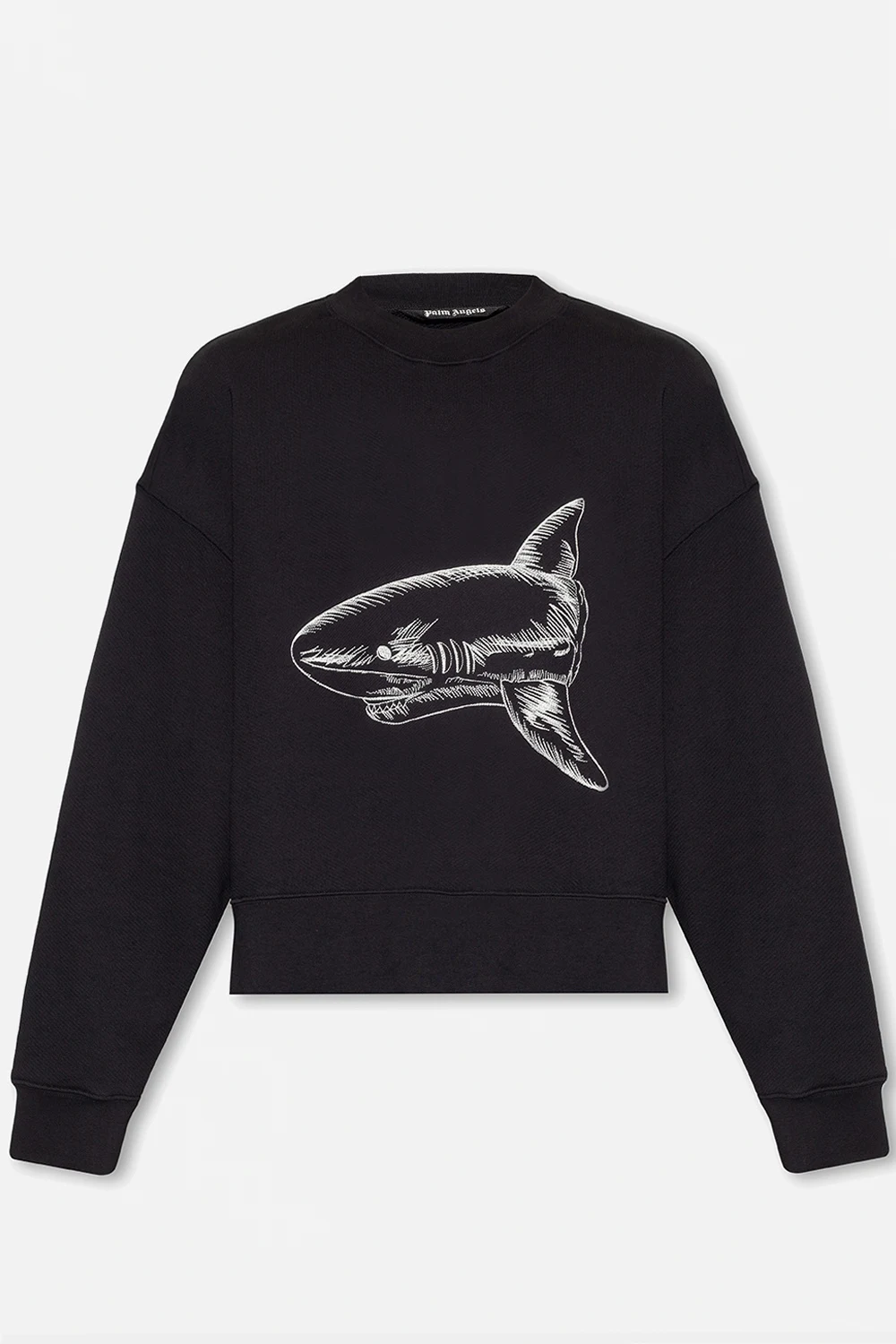 BLACK Embroidered sweatshirt