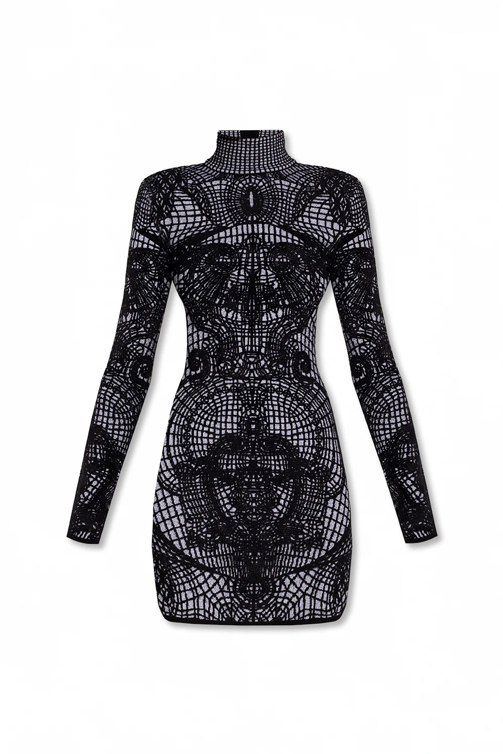 BLACK Patterned dress