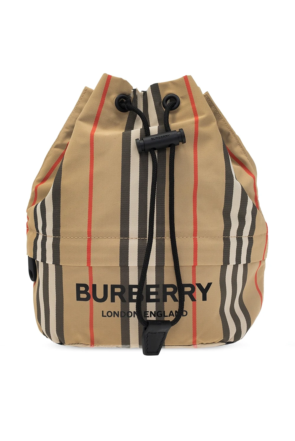 beige Striped handbag