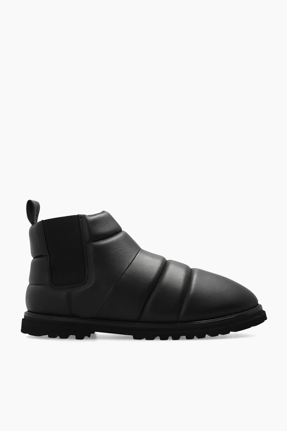 BLACK ‘BEDE’ leather boots