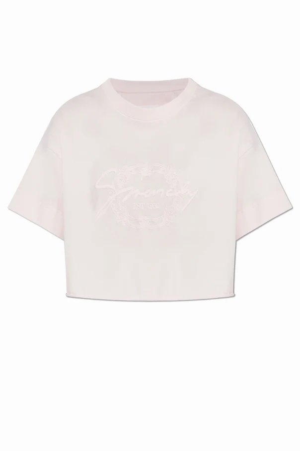 RÓŻOWY T-shirt z logo