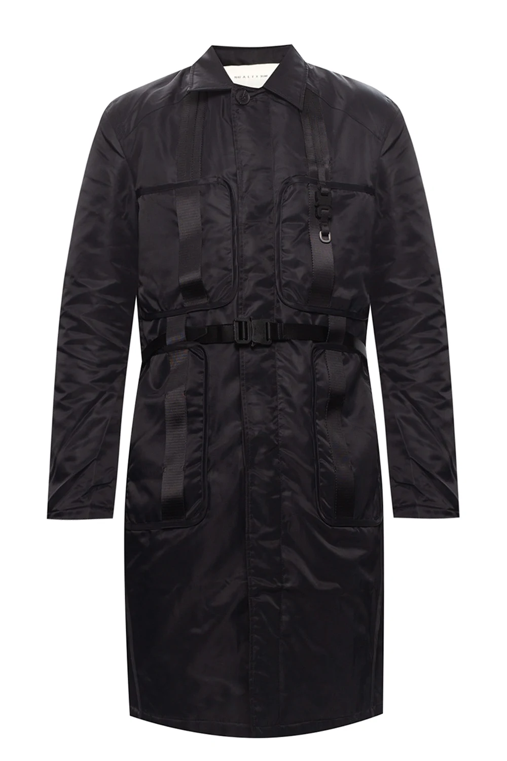 BLACK Coat with signature buckle