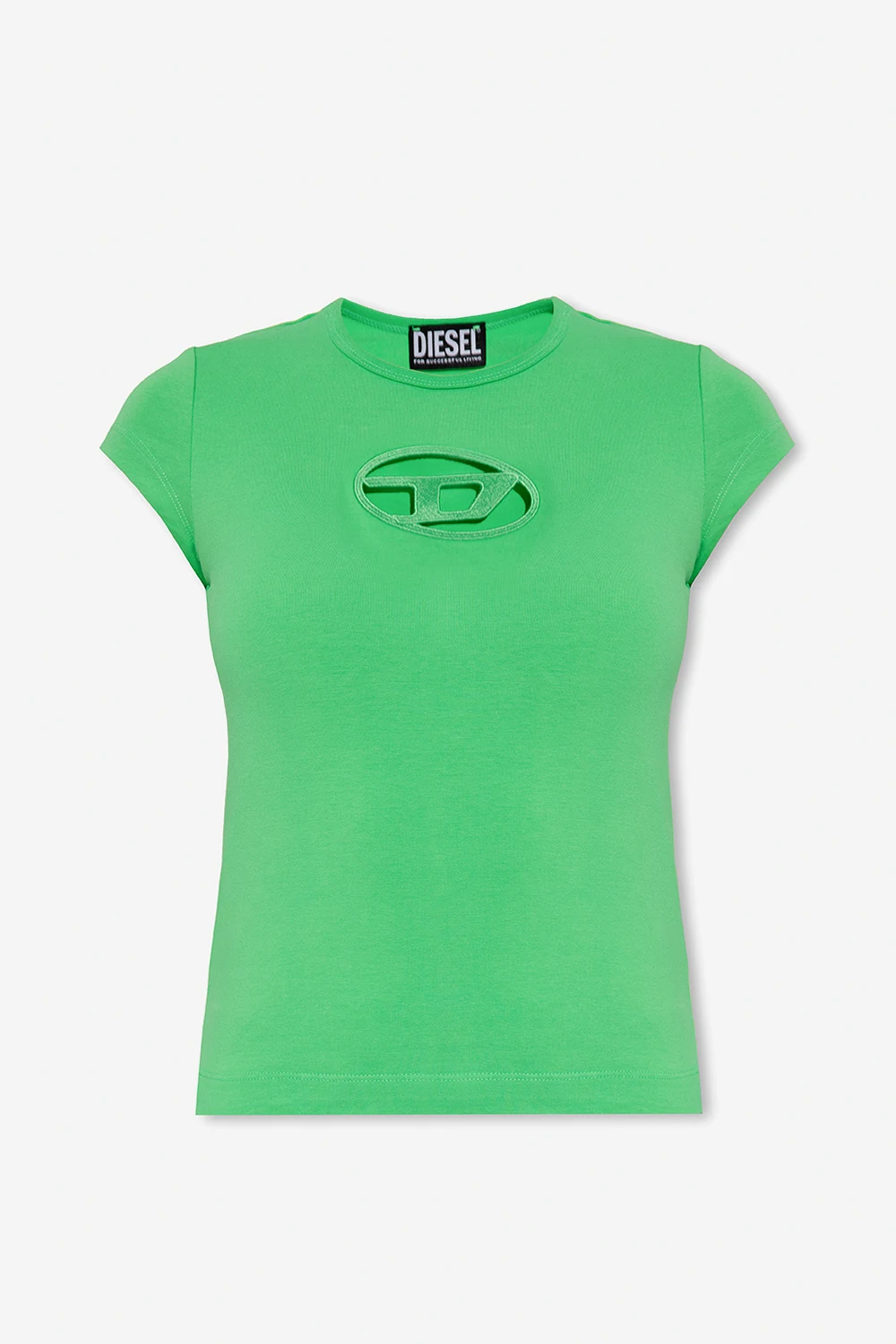 GREEN ‘T-ANGIE’ T-shirt with logo
