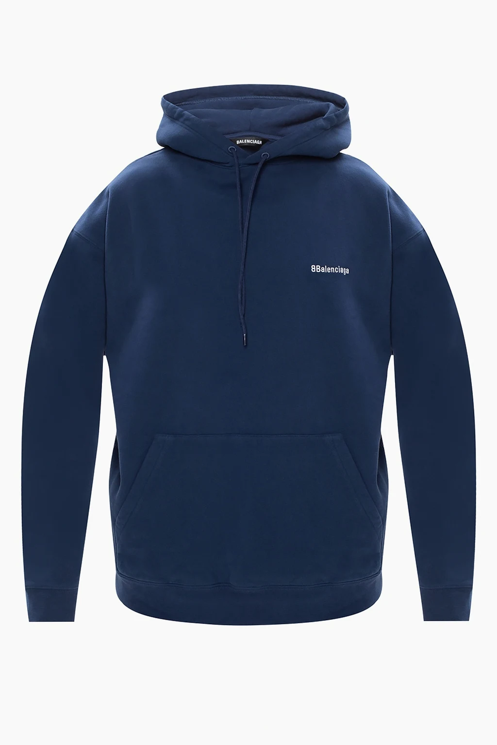 NAVY BLUE Logo-embroidered hoodie