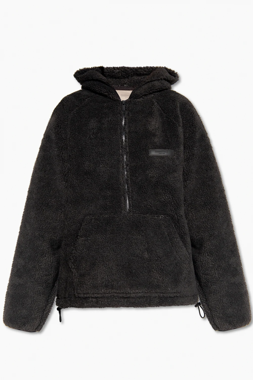 GREY Fleece hoodie with logo