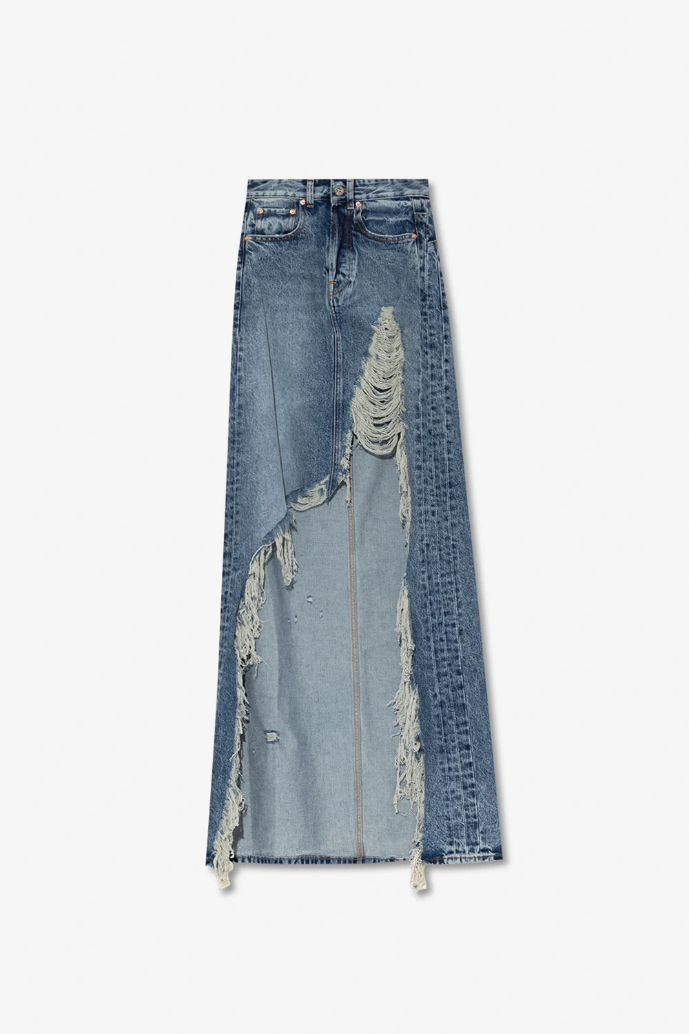 BLUE Denim maxi skirt