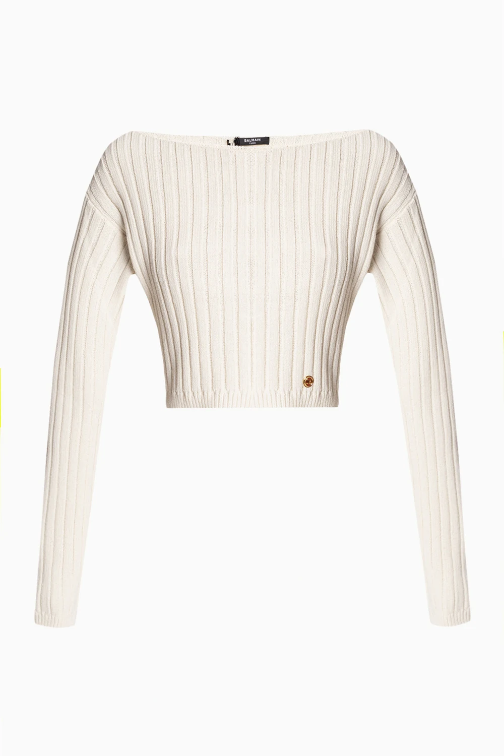 cream Short sweater