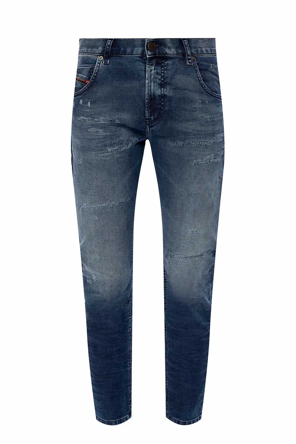 NAVY BLUE ‘Krooley Jogg’ raw-cut jeans
