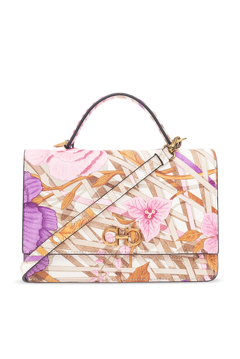 Leather shoulder bag