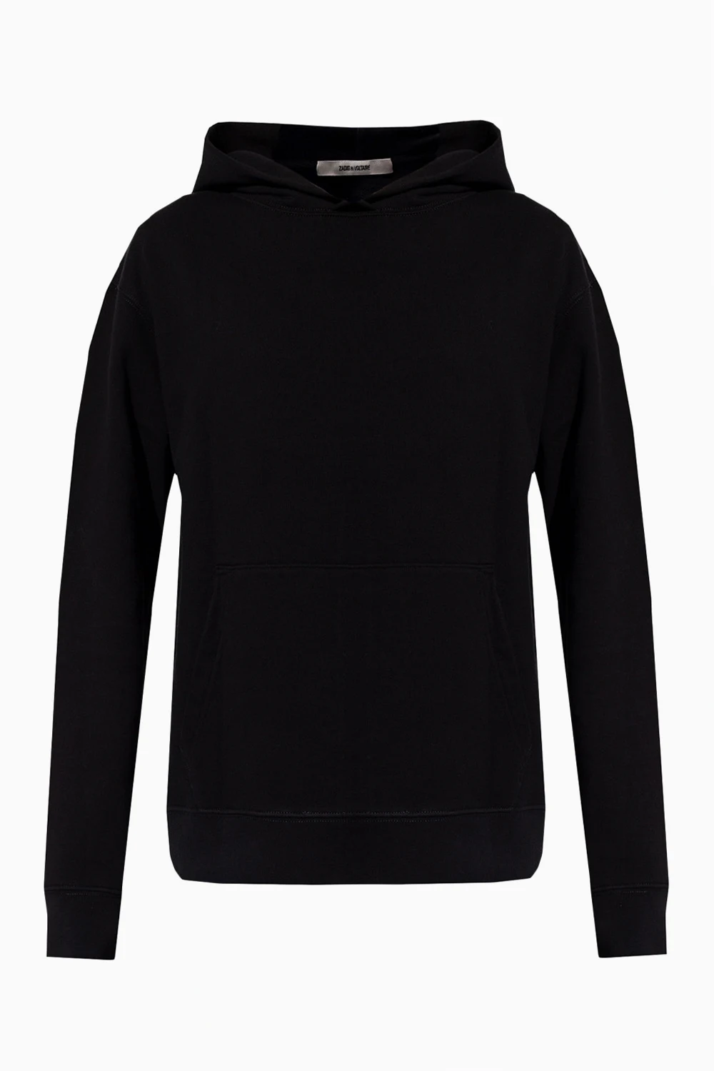 BLACK Hoodie with logo