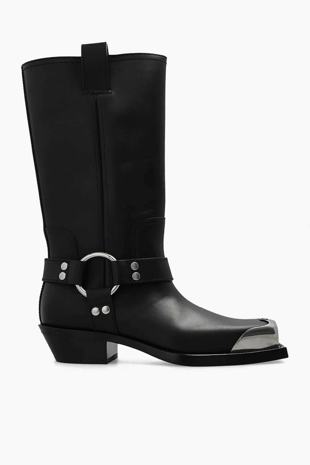 Leather cowboy boots