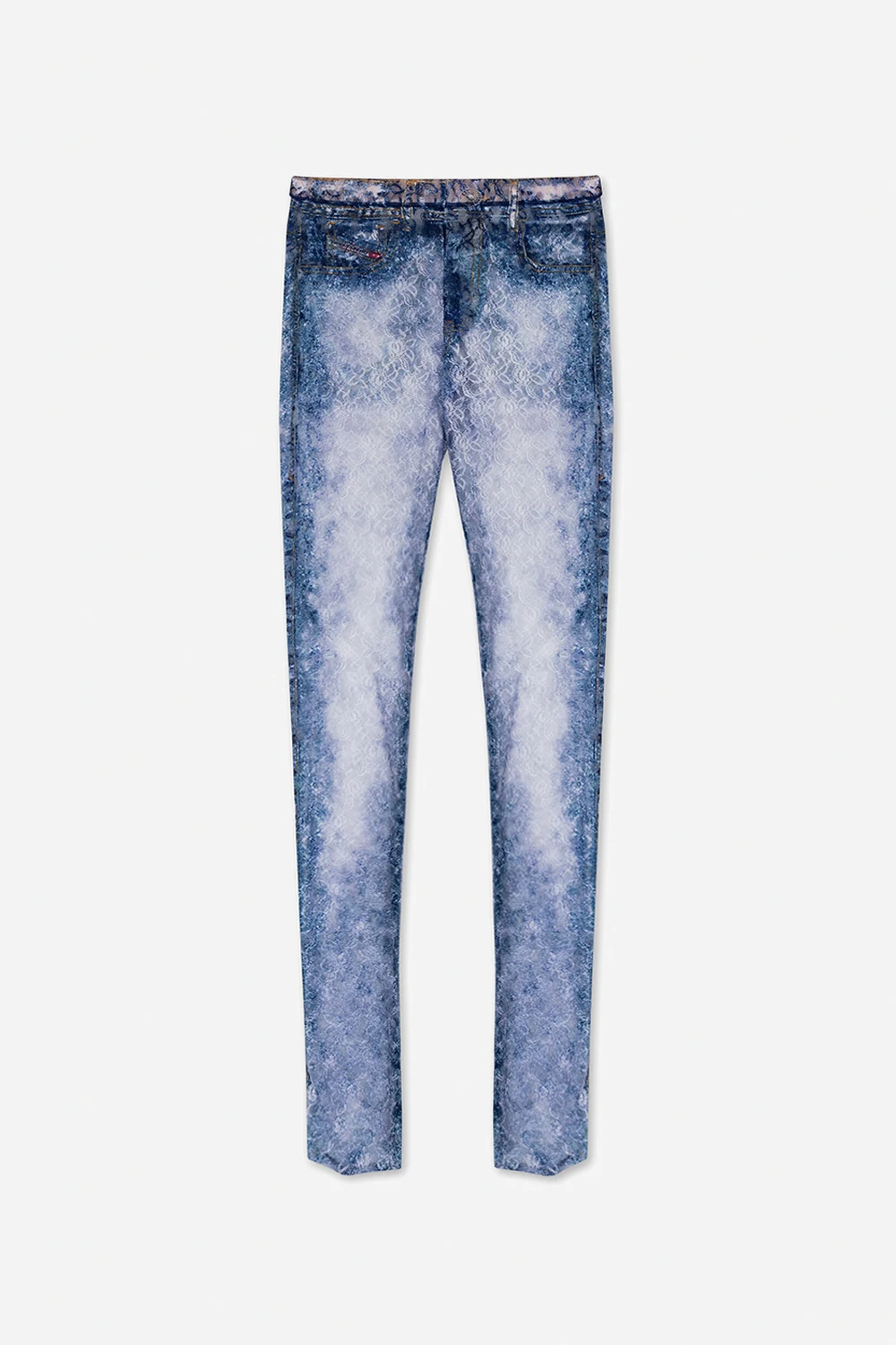 BLUE ‘P-KILL’ lace leggings