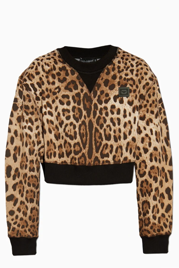 BRAUN Sweatshirt mit Tiermotiv