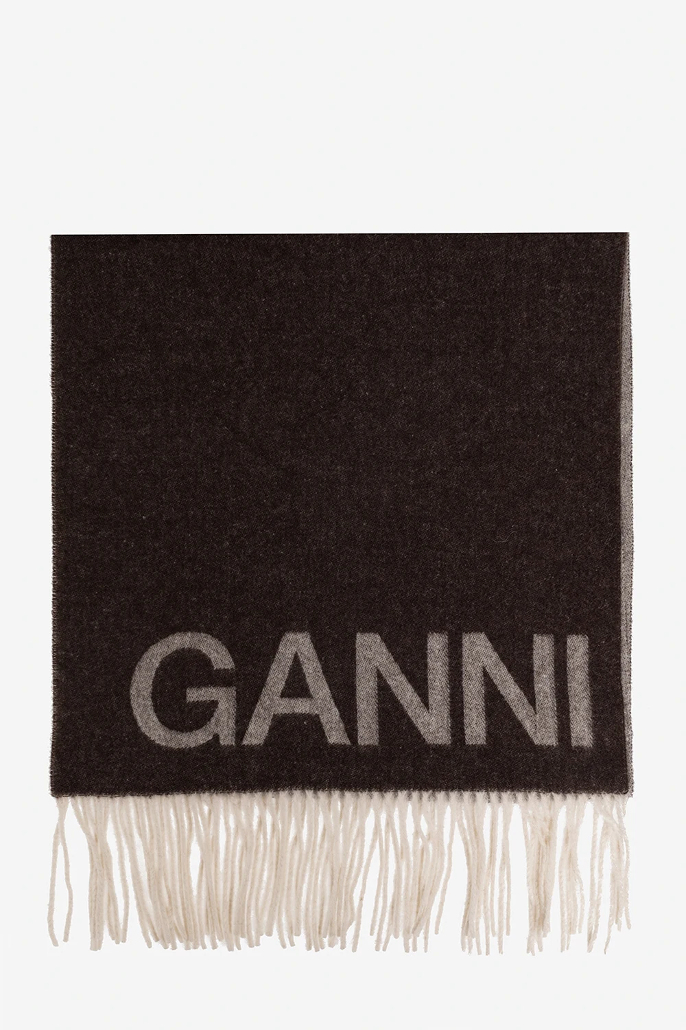 BROWN Wool scarf