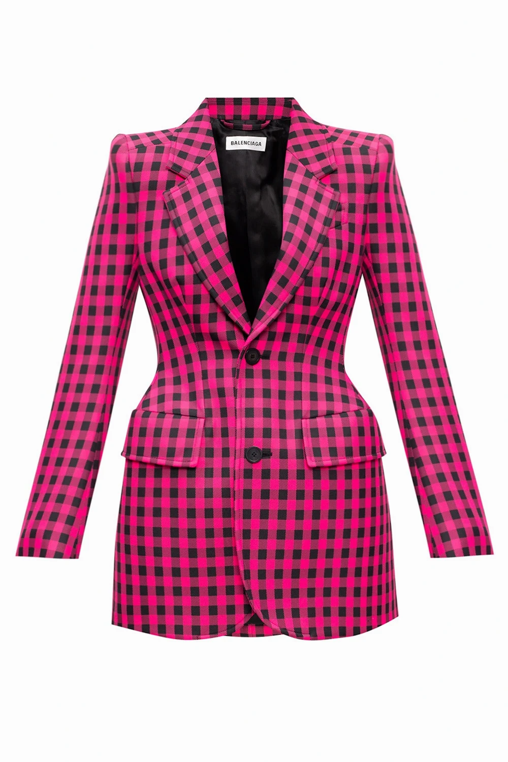 PINK Checked blazer
